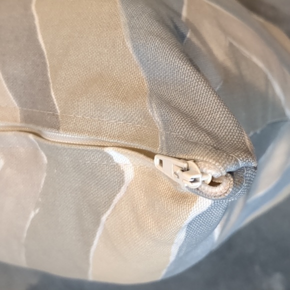 Watercolor Chevron Paint Pattern Long Throw Pillow Domain - Picture 7 of 10